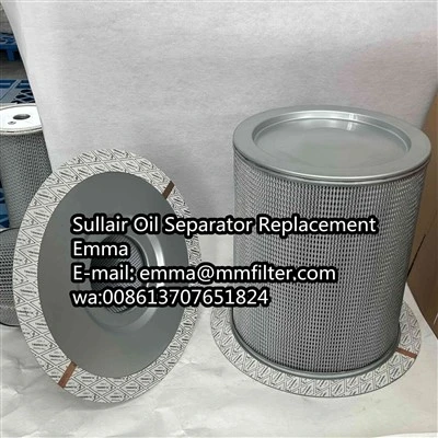 250034-123 および 250034-129 Sullair オイルセパレーターの交換